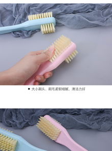 简约实用之选 品兔2把装双头鞋刷护鞋清洁体验